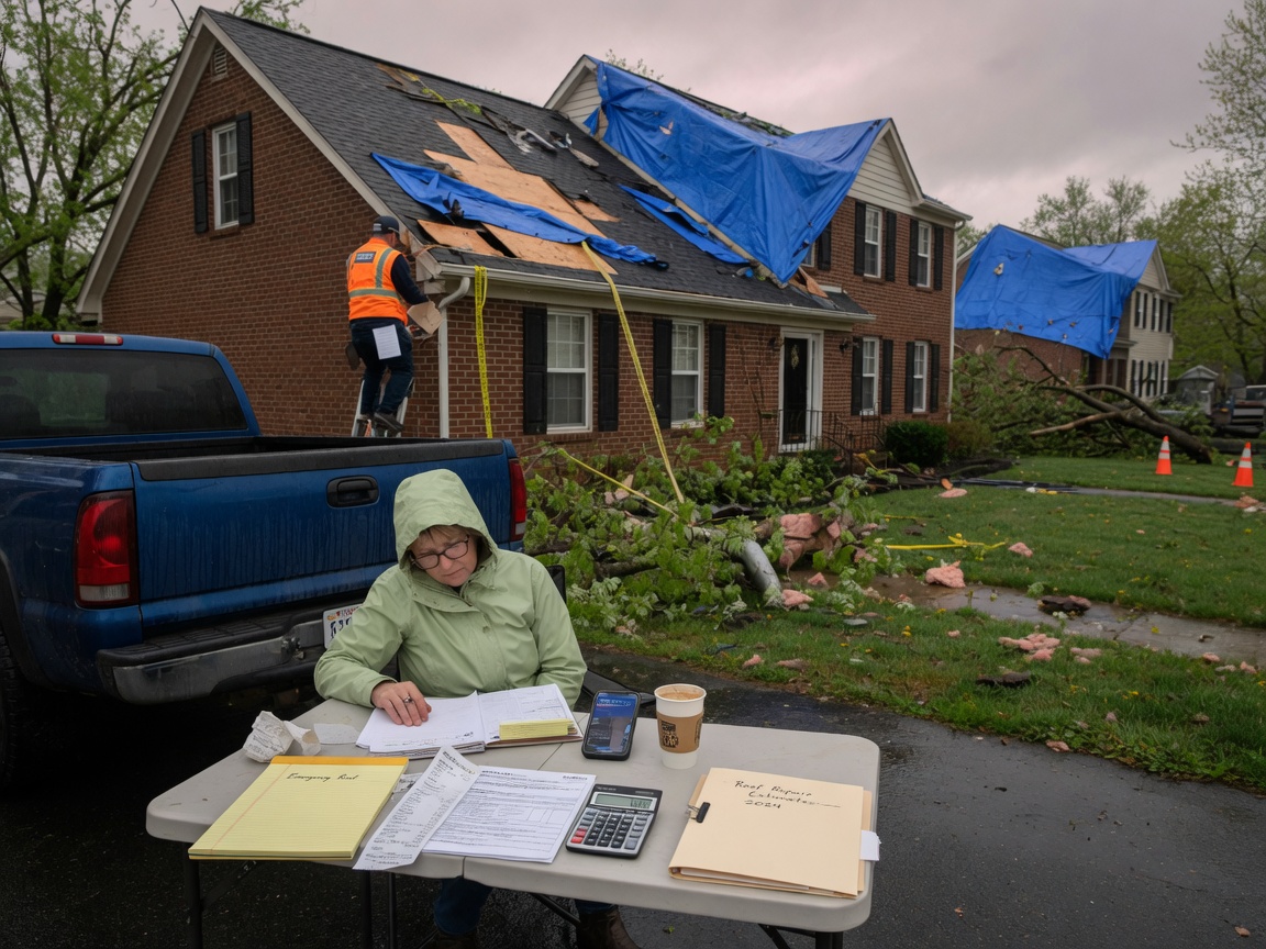 Budgeting for Emergency Roof Repairs After Spring Storms in Ashburn