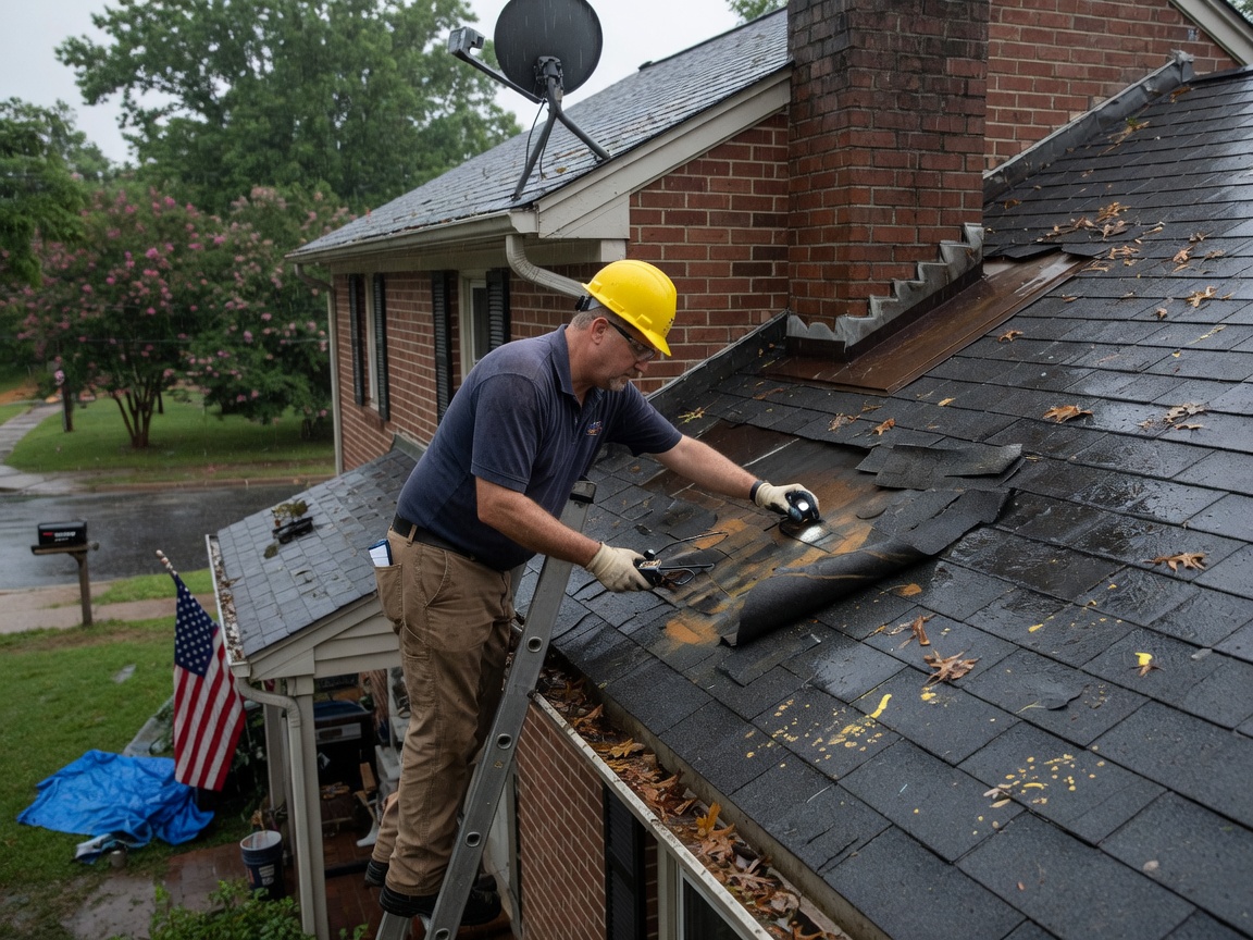 How to Inspect for Roof Leaks After Summer Thunderstorms in Ashburn